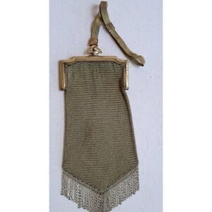 Art Deco 1920s Whiting & Davis Co Mesh Flapper Purse~ Perfect Condition